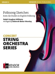 Folksong Sketches Orchestra sheet music cover Thumbnail
